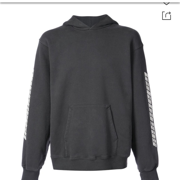 YEEZY SZN 5 Calabasas Hoodie Dark Grey - Picture 2 of 5